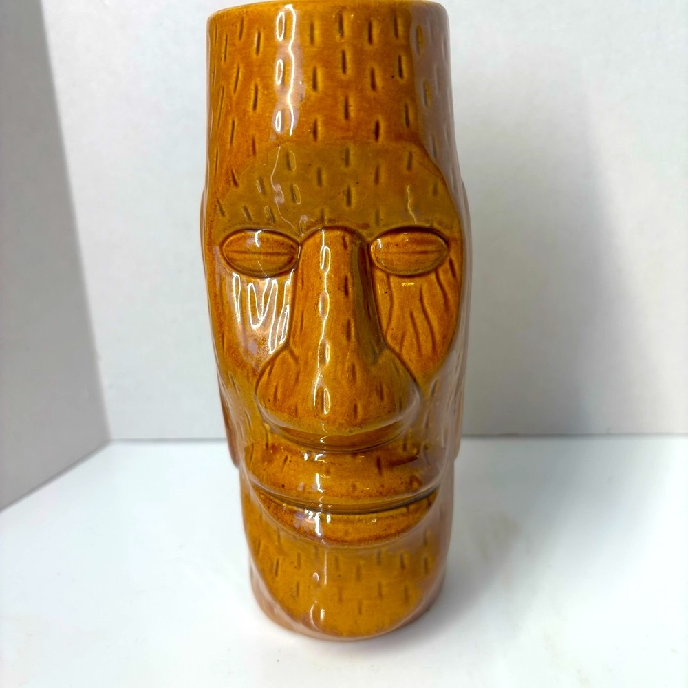 Beaumont Ceramic Easter Island Tiki Mug 15oz